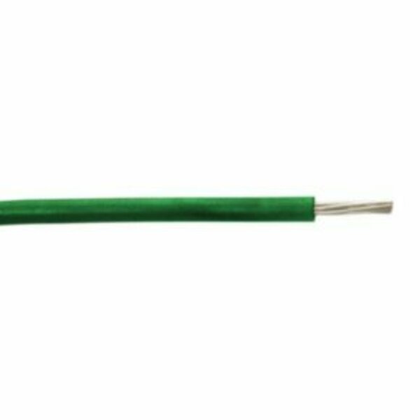 Sequel Wire & Cable 22 AWG, UL 1007 Lead Wire, 7 Strand, 105C, 300V, Tinned copper, PVC, Moss green, Sold by the FT 2232A4T-0505AR210